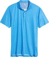 johnnie-O Plumeria Floral Featherweight Performance Polo