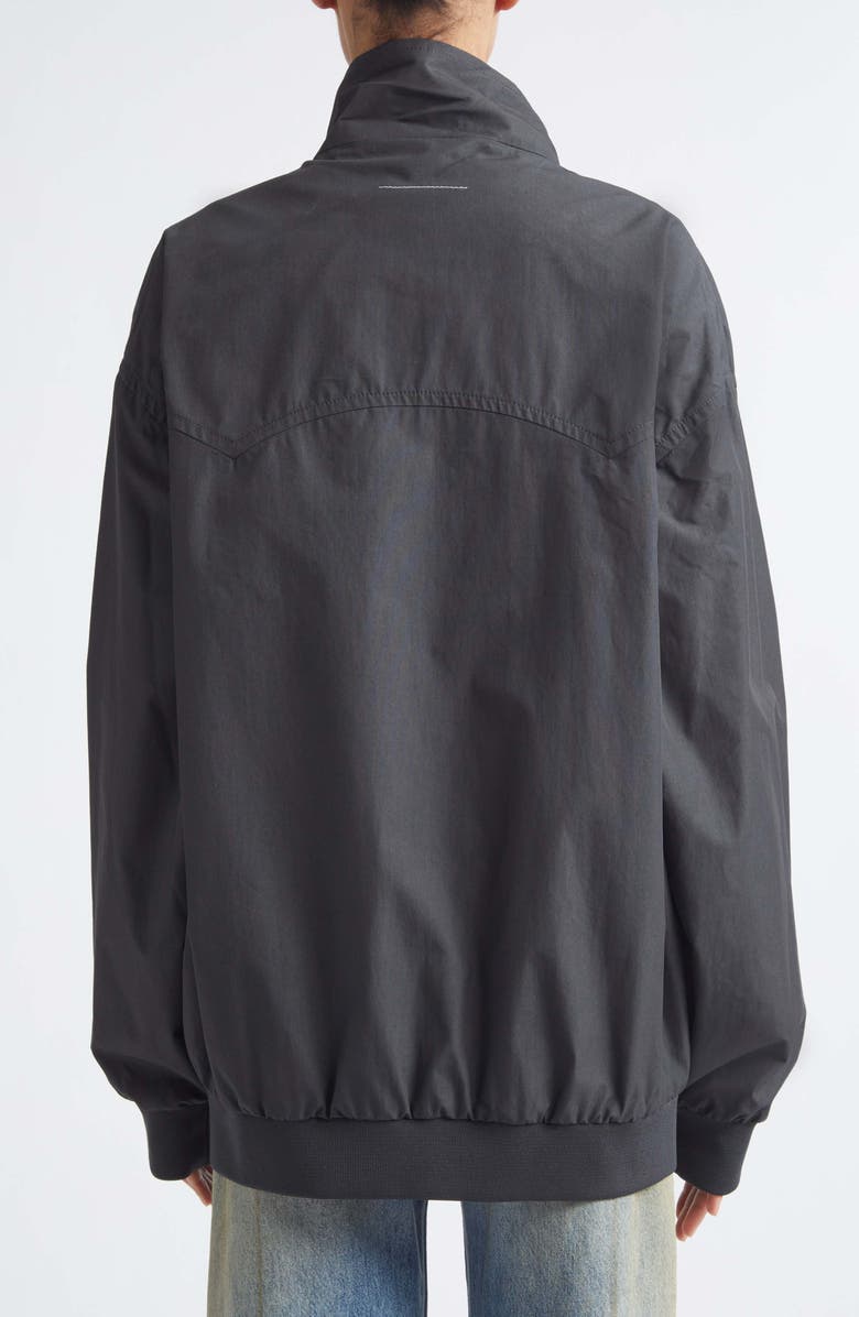 MM6 Maison Margiela Cotton & Nylon Sports Jacket, Alternate, color, Anthracite Grey
