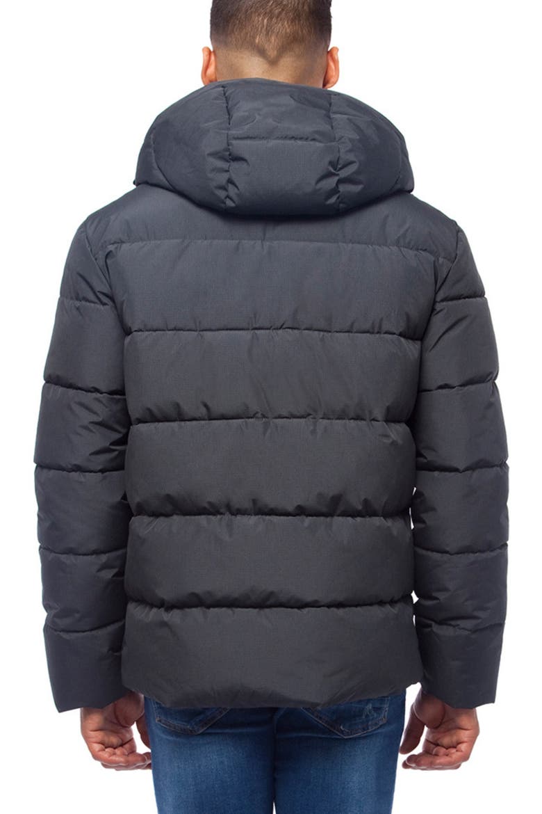 Heavyweight Thermal Heat Puffer Jacket, Alternate, color, Black Stone