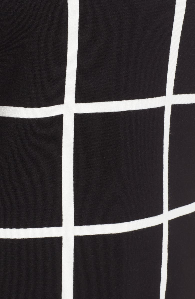 Vince Camuto Windowpane Sweater, Alternate, color, 