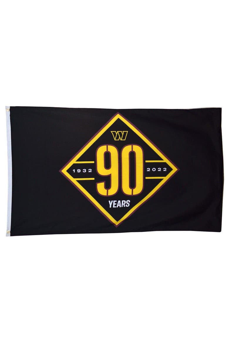 DC Proper Black Washington Commanders 3' x 5' Legacy Flag, Main, color, Black