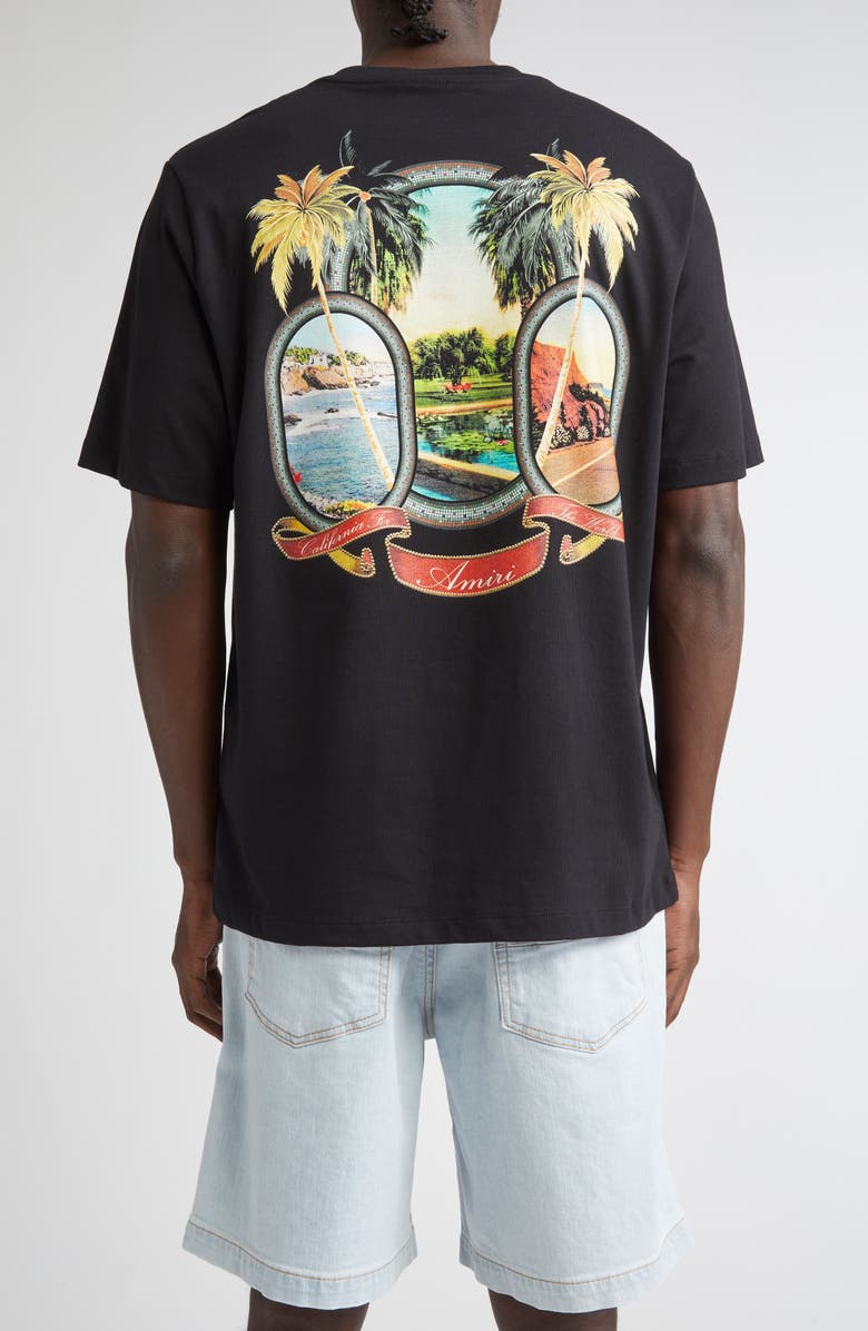 AMIRI MA Paradise Graphic T-Shirt, Alternate, color, Black