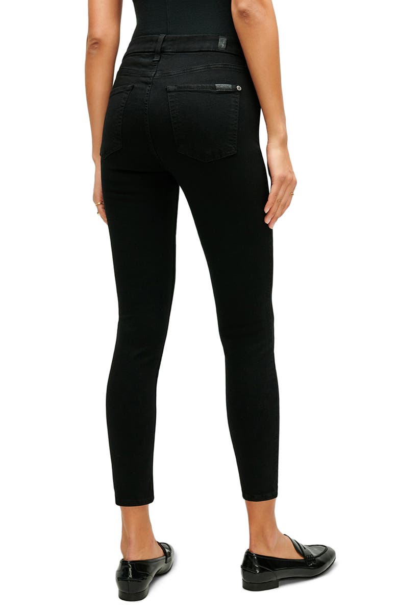 7 For All Mankind Ankle Skinny Jeans, Alternate, color, 