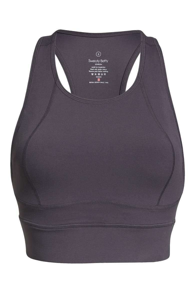 Supersoft Dance Crop Tank, Alternate, color, URBAN GREY