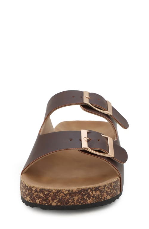 Yoki Kids' Slide Sandal In Brown