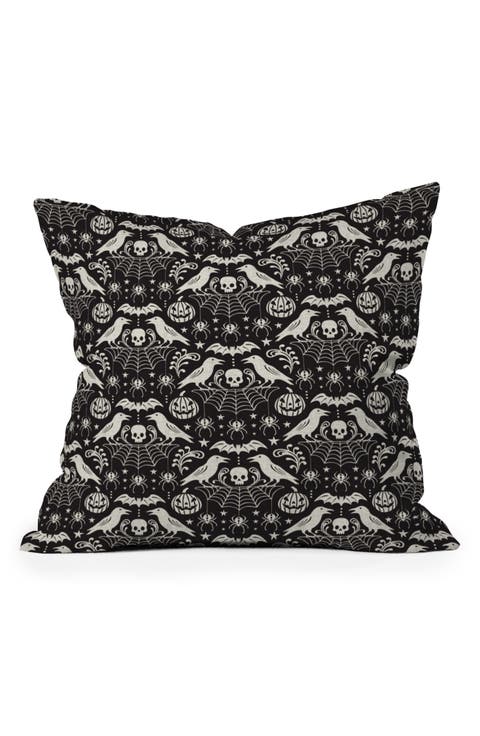 Poesie Garden Throw Pillow