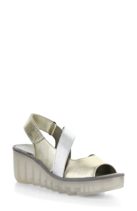 Basy Slingback Platform Wedge Sandal (Women)