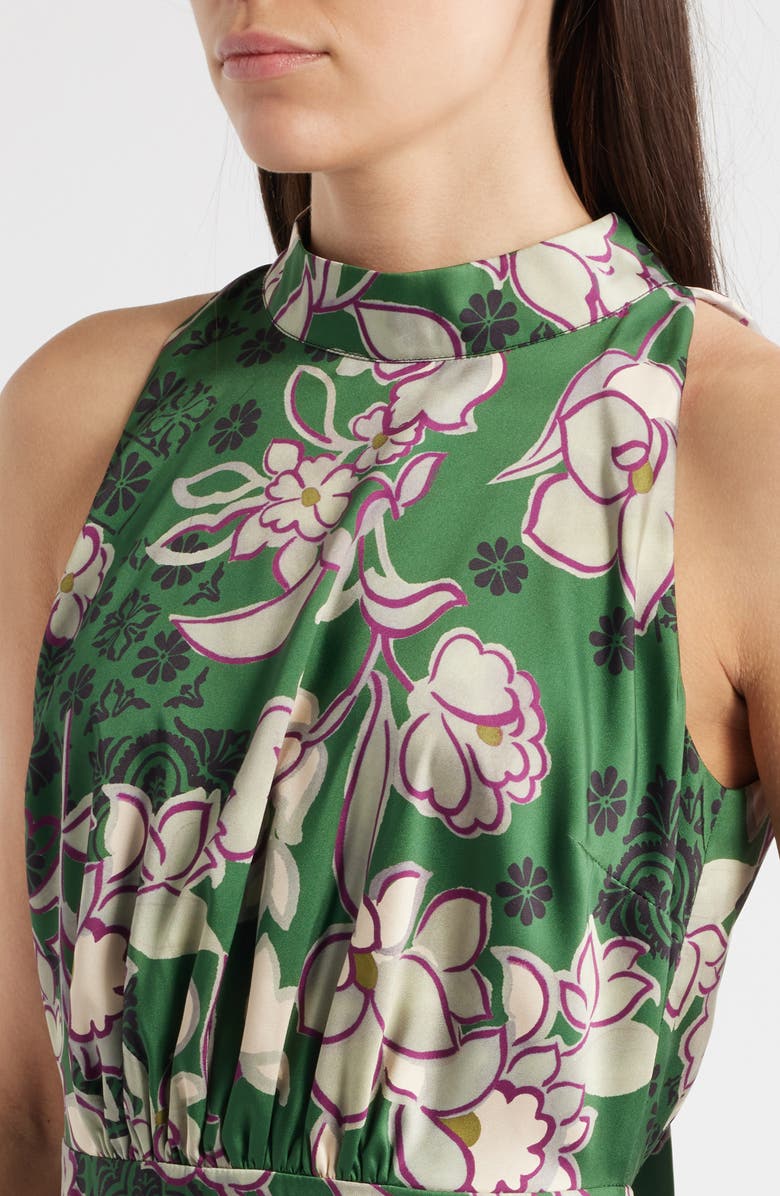 Sam Edelman Bandanna Print Maxi Dress, Alternate, color, Loden/ Berry