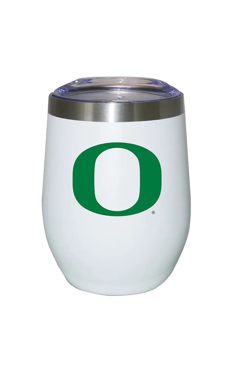 THE MEMORY COMPANY Oregon Ducks 12oz. Logo Stemless Tumbler, Main, color, 