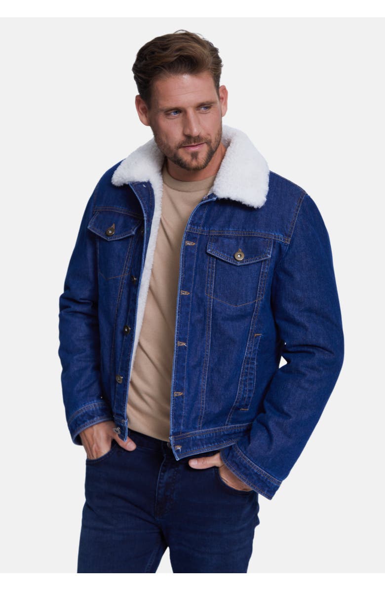 Furniq UK Jonathan Jean Jacket, Alternate, color, Dark Blue