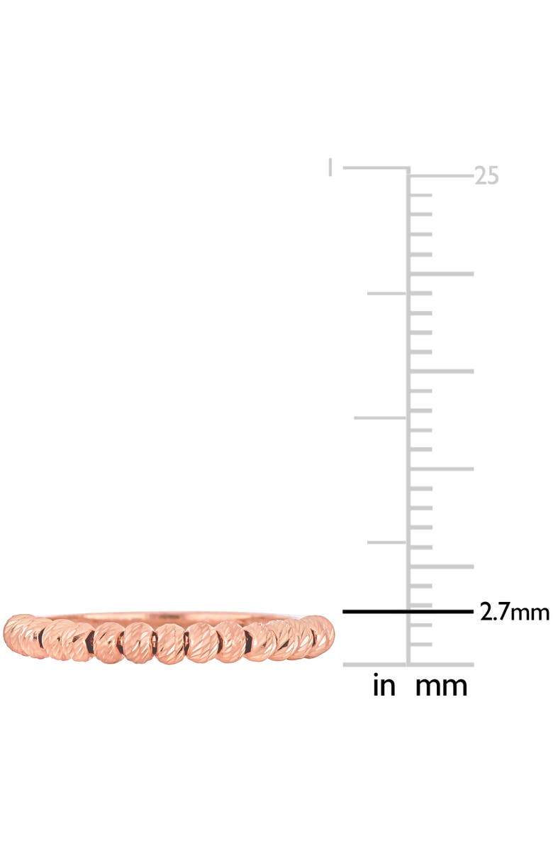 Julianna B. Beaded Ball Design Ring 14k Gold, Alternate, color, 14K Rose Gold