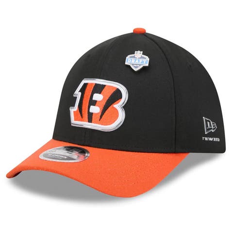 Men's New Era  Black/Orange Cincinnati Bengals 2026 NFL Draft 39THIRTY M-Crown Flex Hat