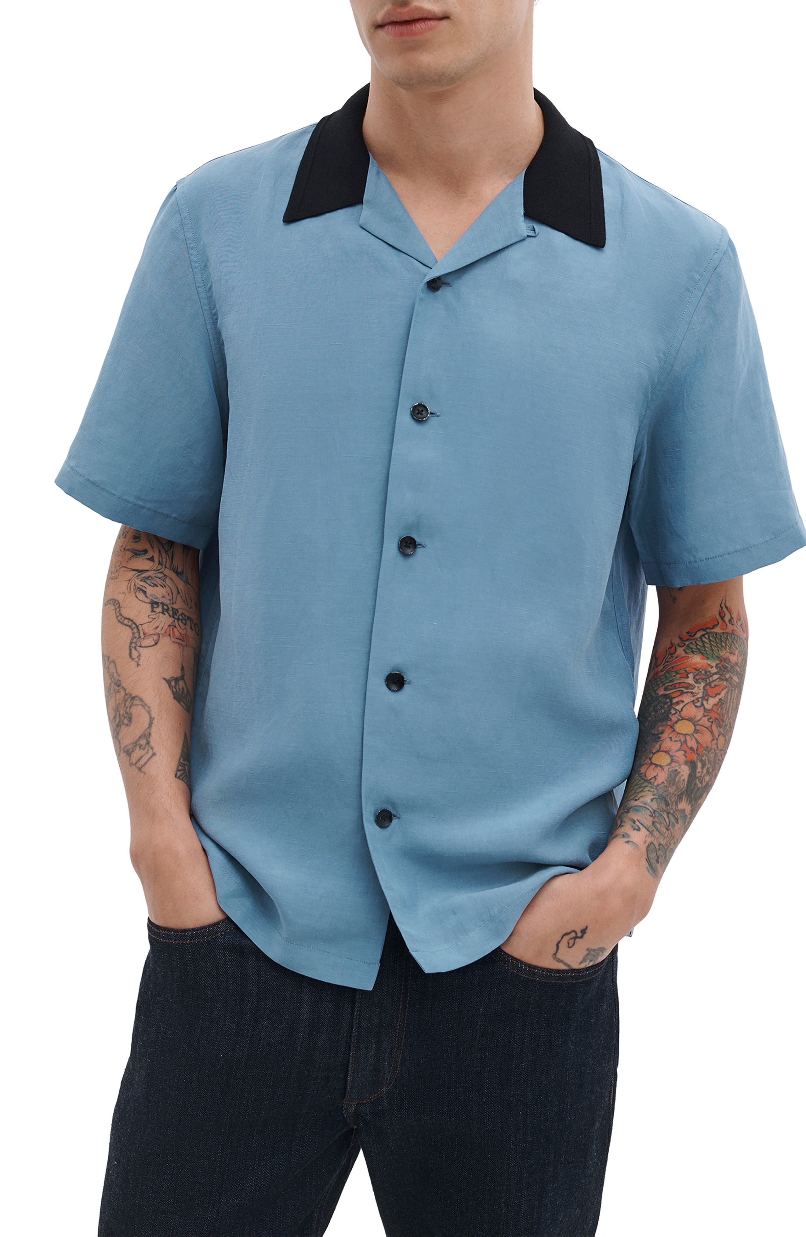 Avery Slub Camp Shirt - image 5