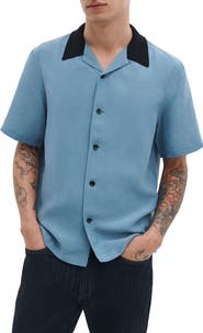 rag & bone Avery Slub Camp Shirt