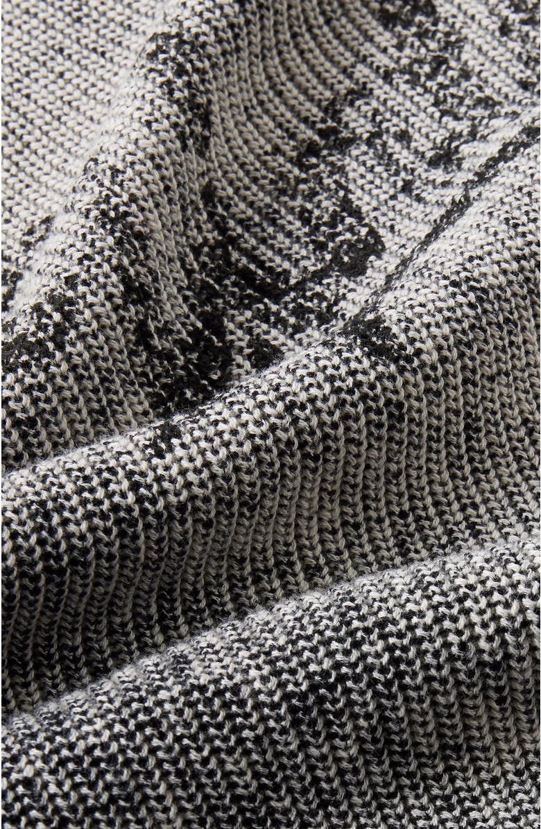 Cotton On Men's Y2k Box Fit Crew Knit, Alternate, color, White Spray