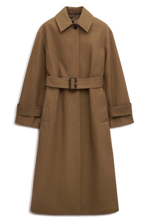 Belted Cotton Trench Coat
