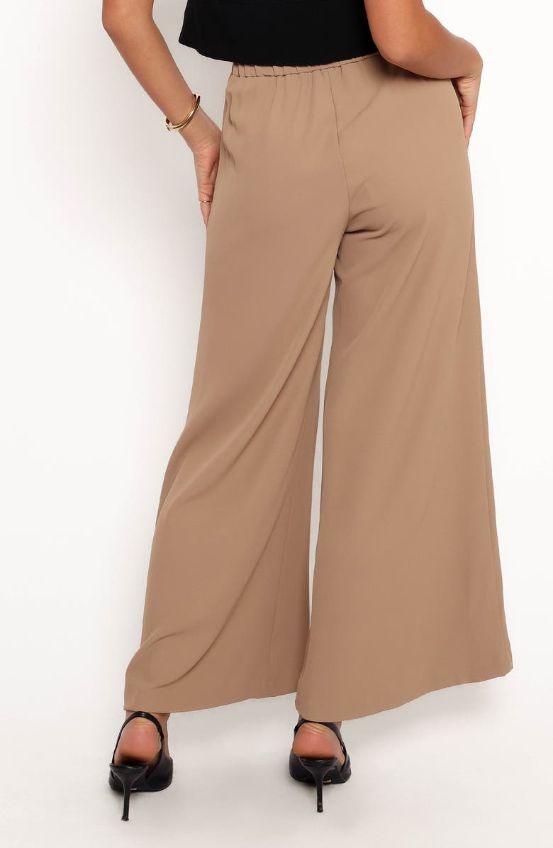 Petal & Pup Laila Wide Leg Crop Pants, Alternate, color, Taupe