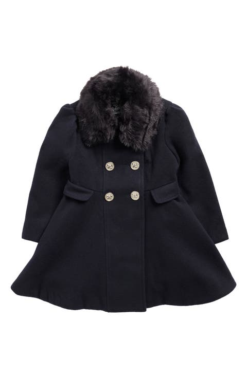 Kids' Princess Coat with Removable Faux Fur Collar (Toddler & Little Kid)