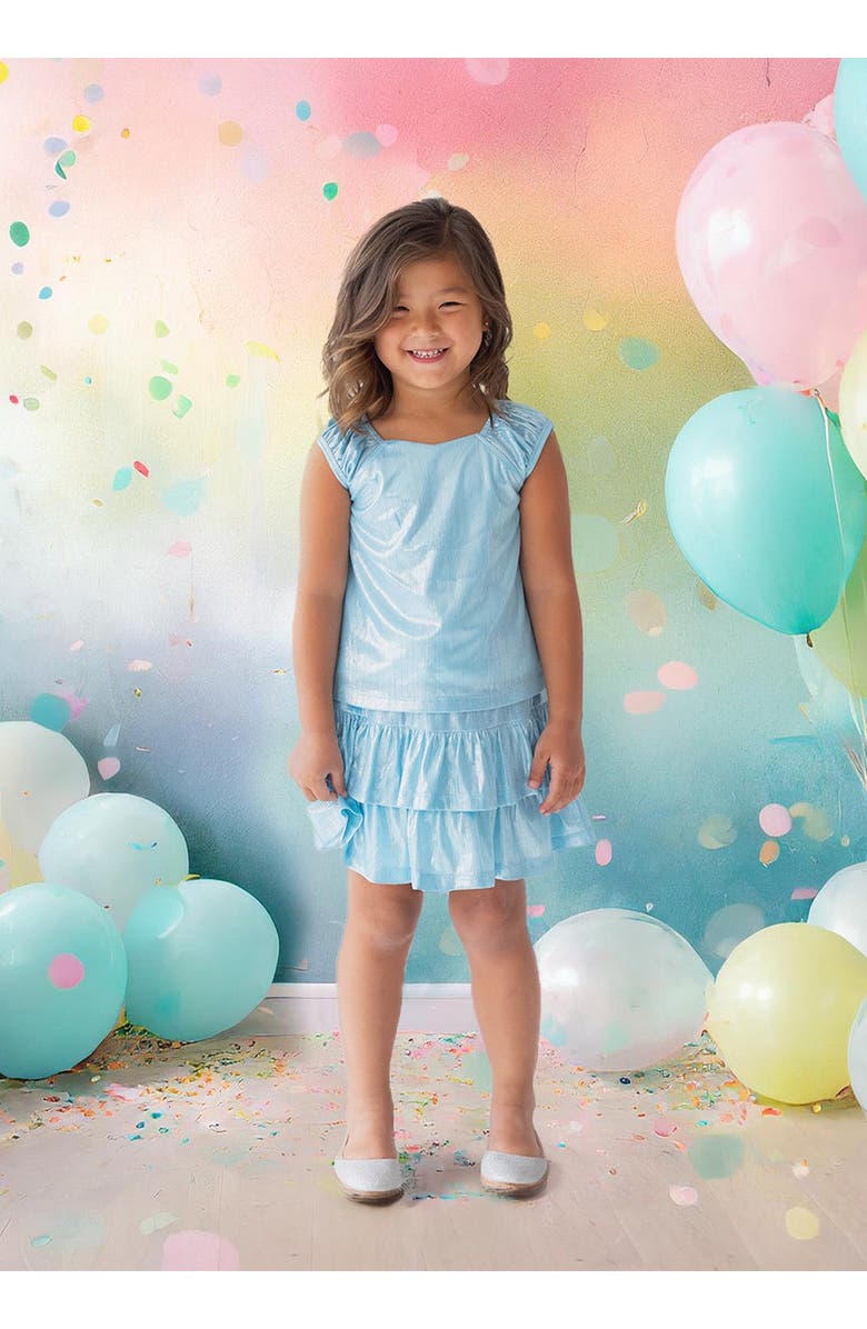 Isobella & Chloe Party Girl Two Piece Set, Alternate, color, Blue