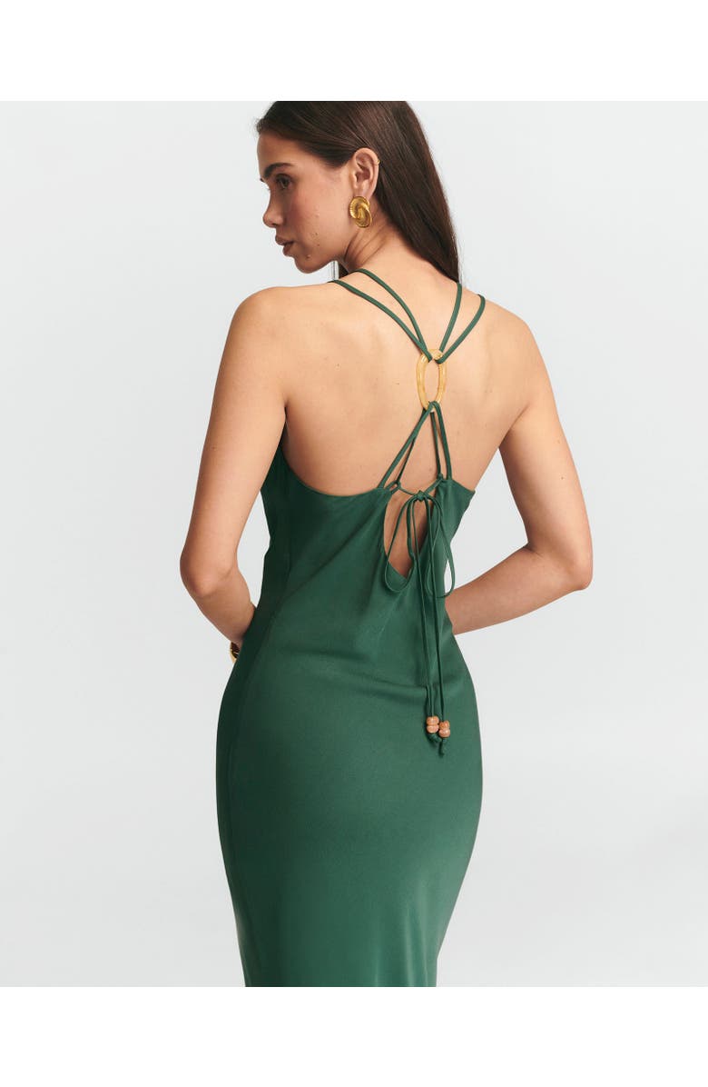 ST MRLO Isadora Slip Dress, Alternate, color, Peacock
