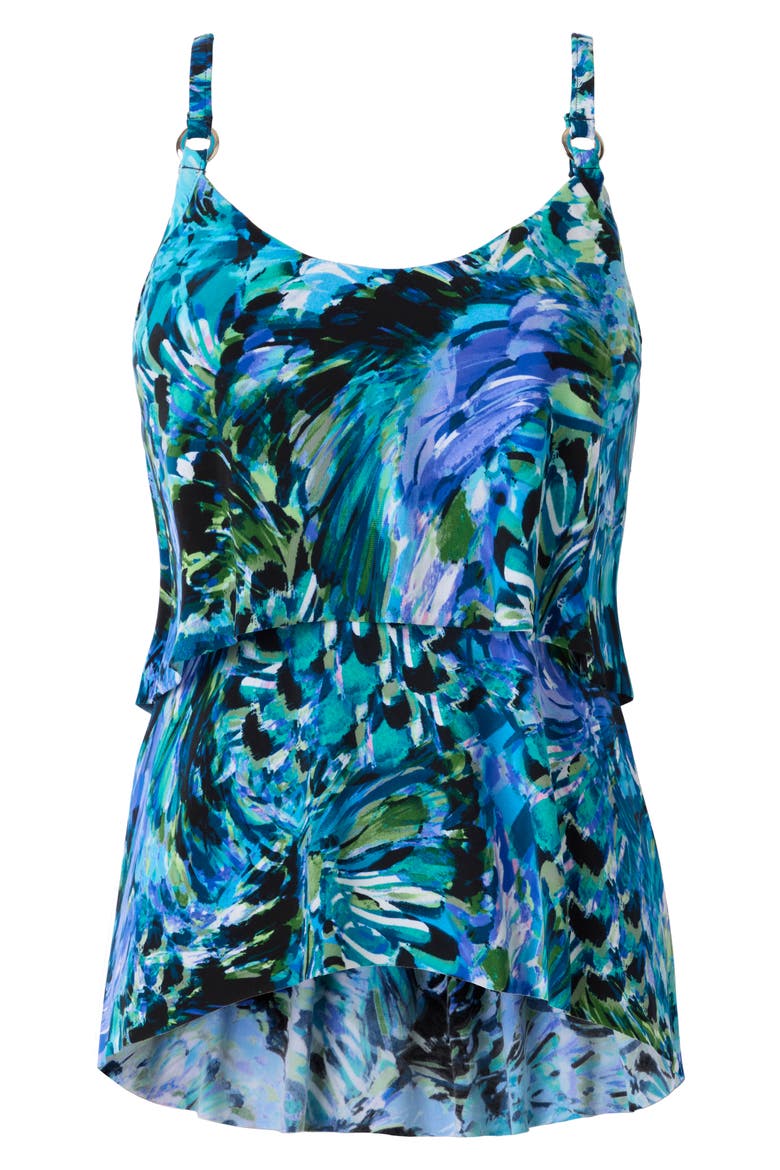 Chanticlee Grace Tankini, Alternate, color, BLUE MULTI