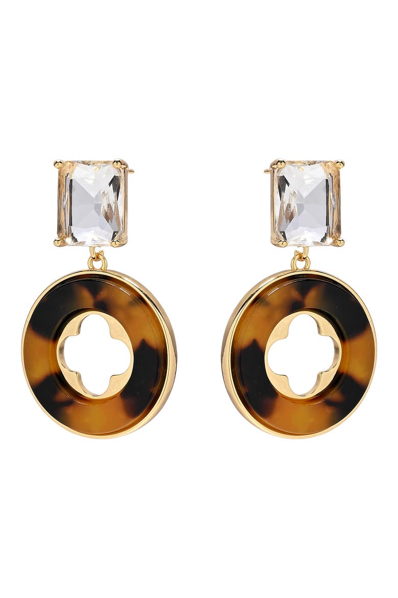 Lorenza Statement Earrings, Alternate, color, GOLD