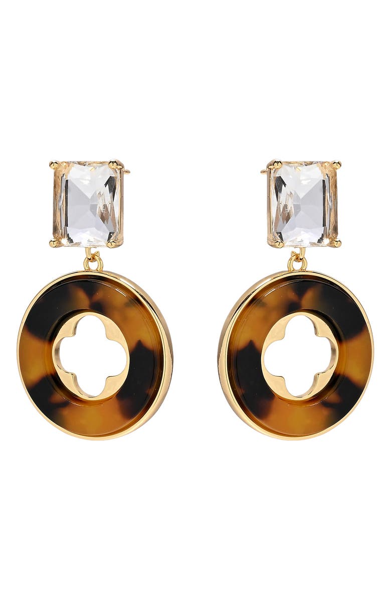 EYE CANDY LOS ANGELES Lorenza Statement Earrings, Alternate, color, Gold