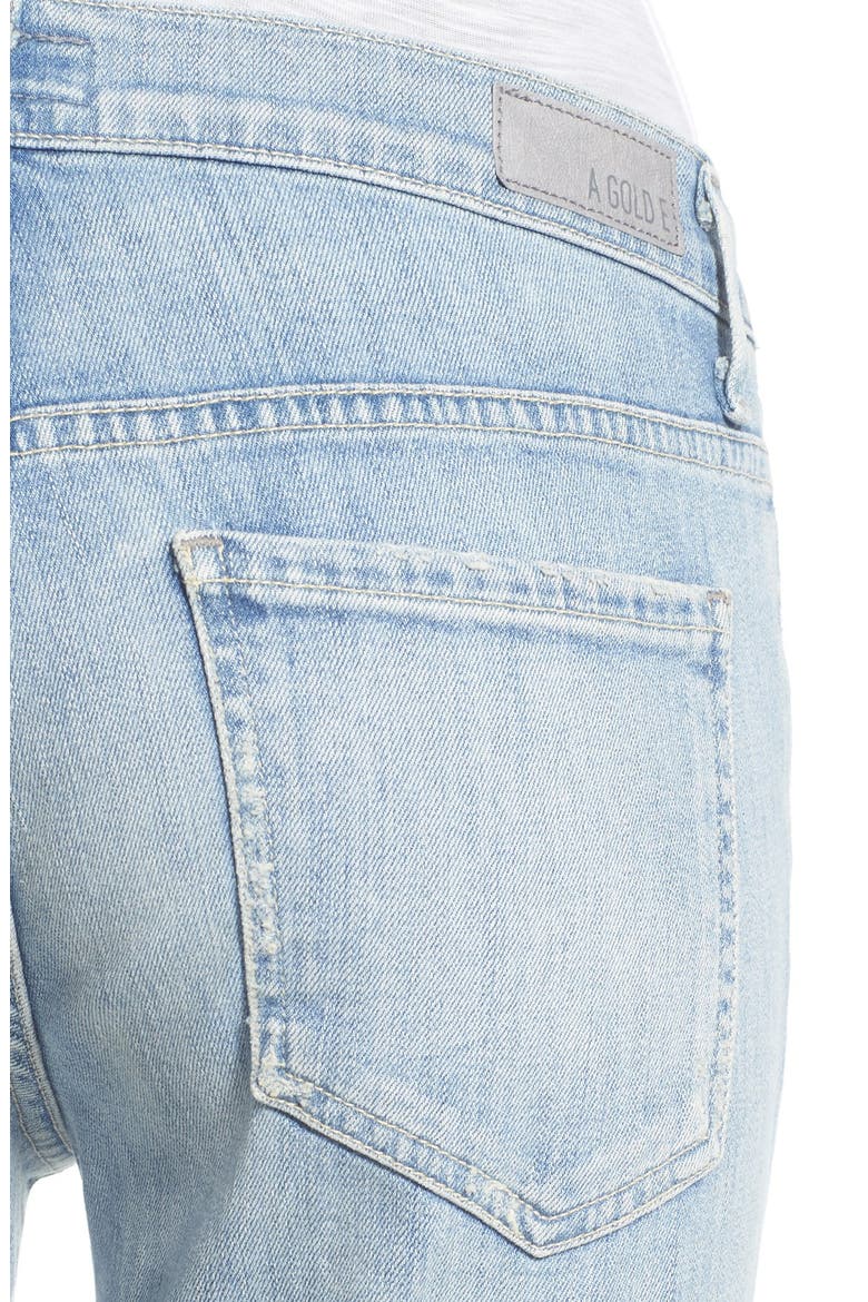 A Gold E 'Madison' Ultra Flare Jeans, Alternate, color, BLUE LAGOON