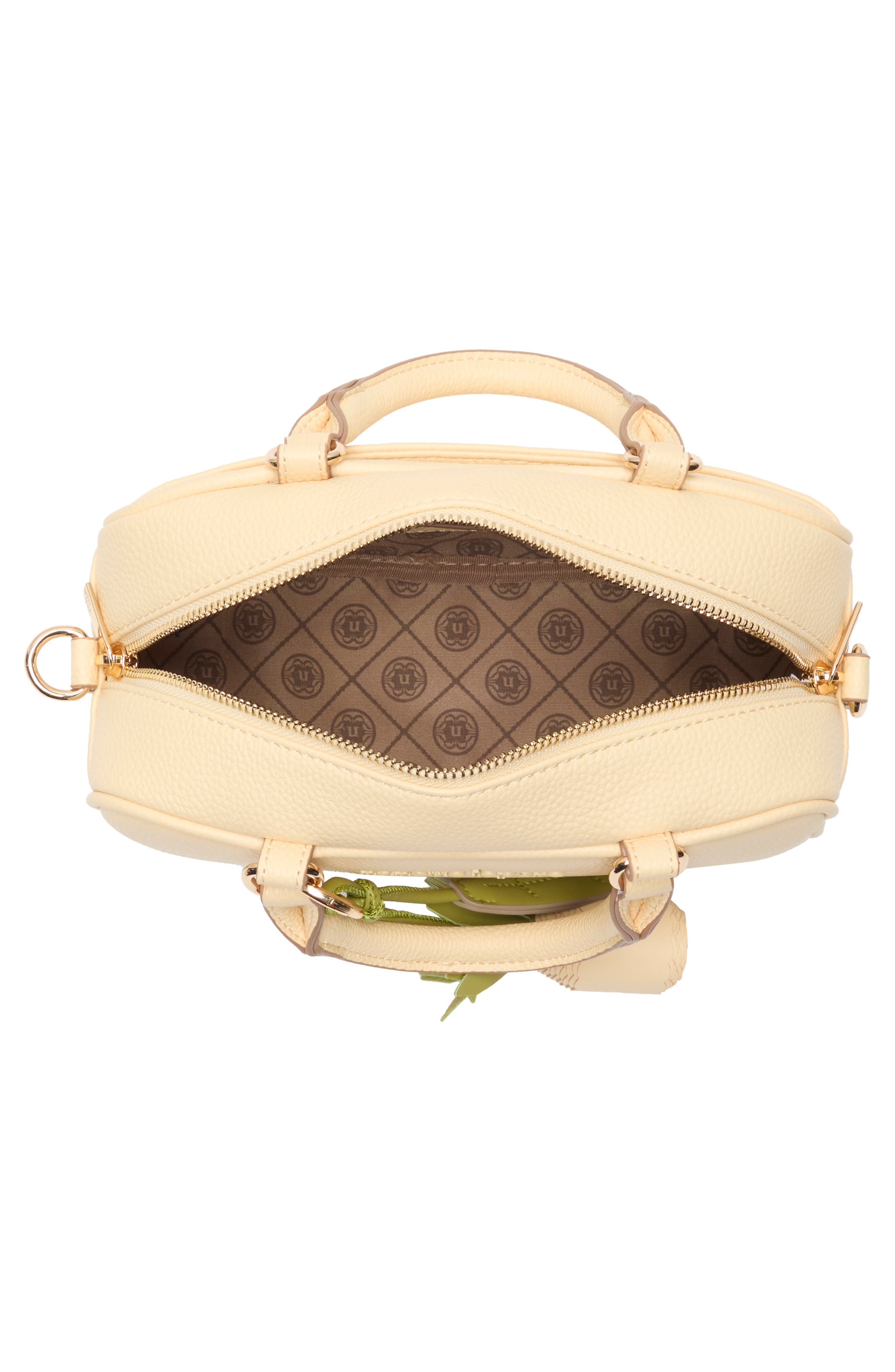 Nanette Lepore Pineapple Charm Crossbody Satchel, Alternate, color, Panna Cotta