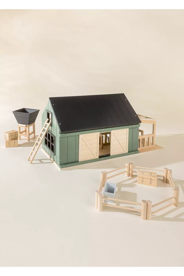 Wooden Farm & Accessories Set, Main, color, Multicolor