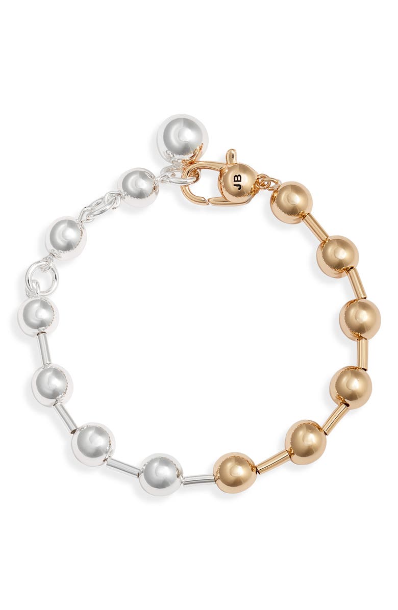 JENNY BIRD Celeste Faux Pearl & Bead Bracelet, Main, color, Two-Tone