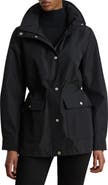 Lauren Ralph Lauren Hooded Contrast Trim Windbreaker Jacket