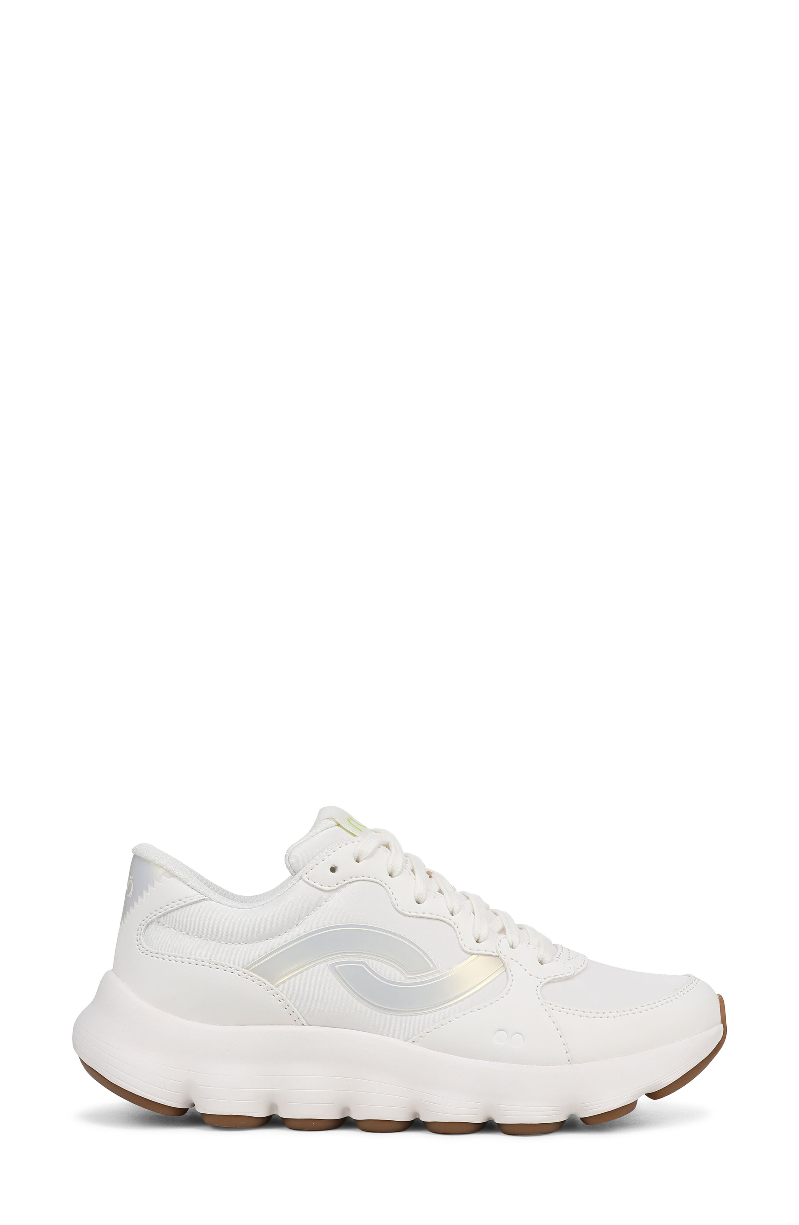 Rykä PodFlow Retro Walking Sneaker, Alternate, color, White