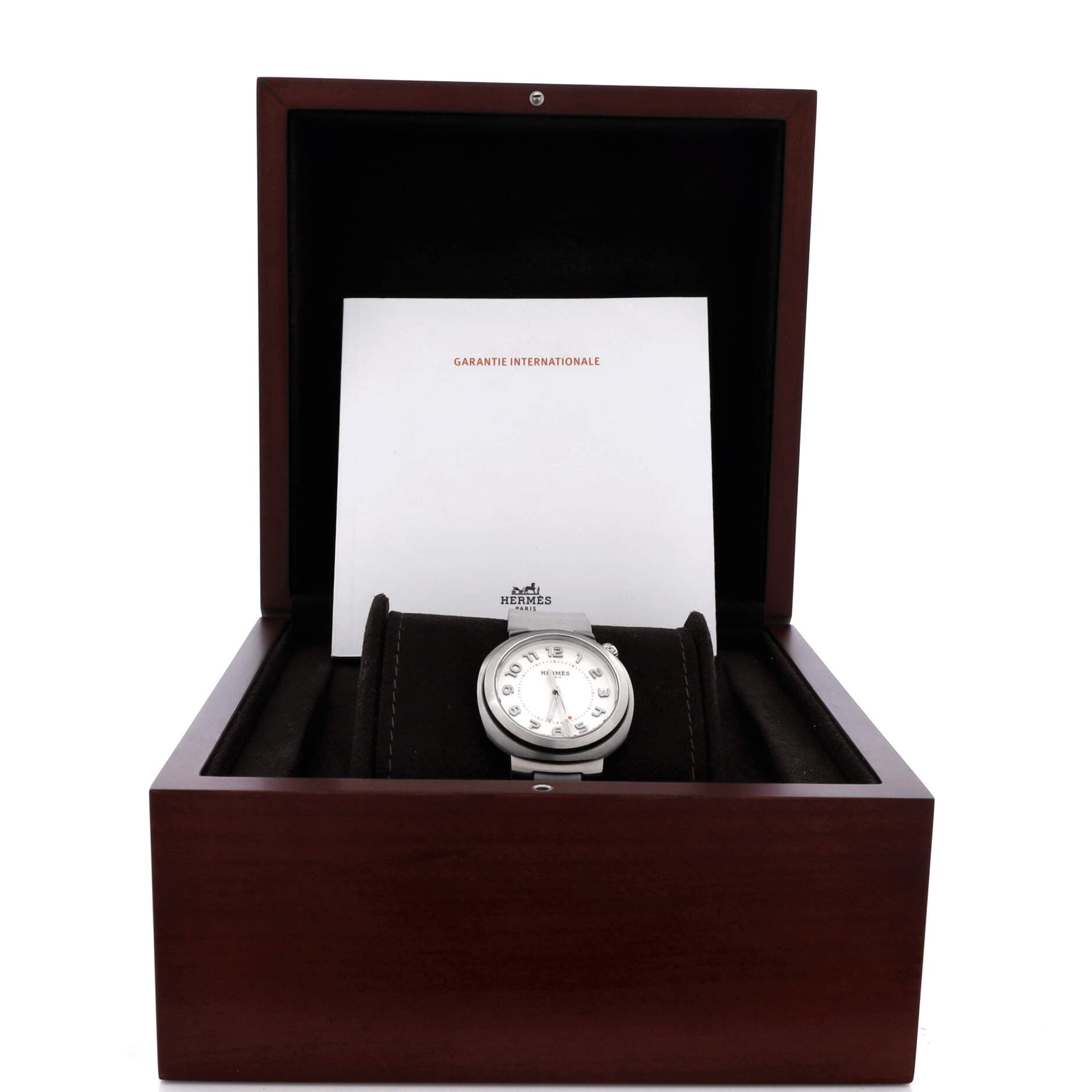 Cut Automatic Watch Stainless Steel and Rubber 36, Alternate, color, Metallic Silver