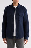 Joe's Stripe Cotton Flannel Overshirt