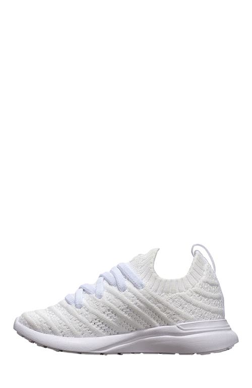 Apl Athletic Propulsion Labs Apl Kid's Techloom Wave Sneakers In White