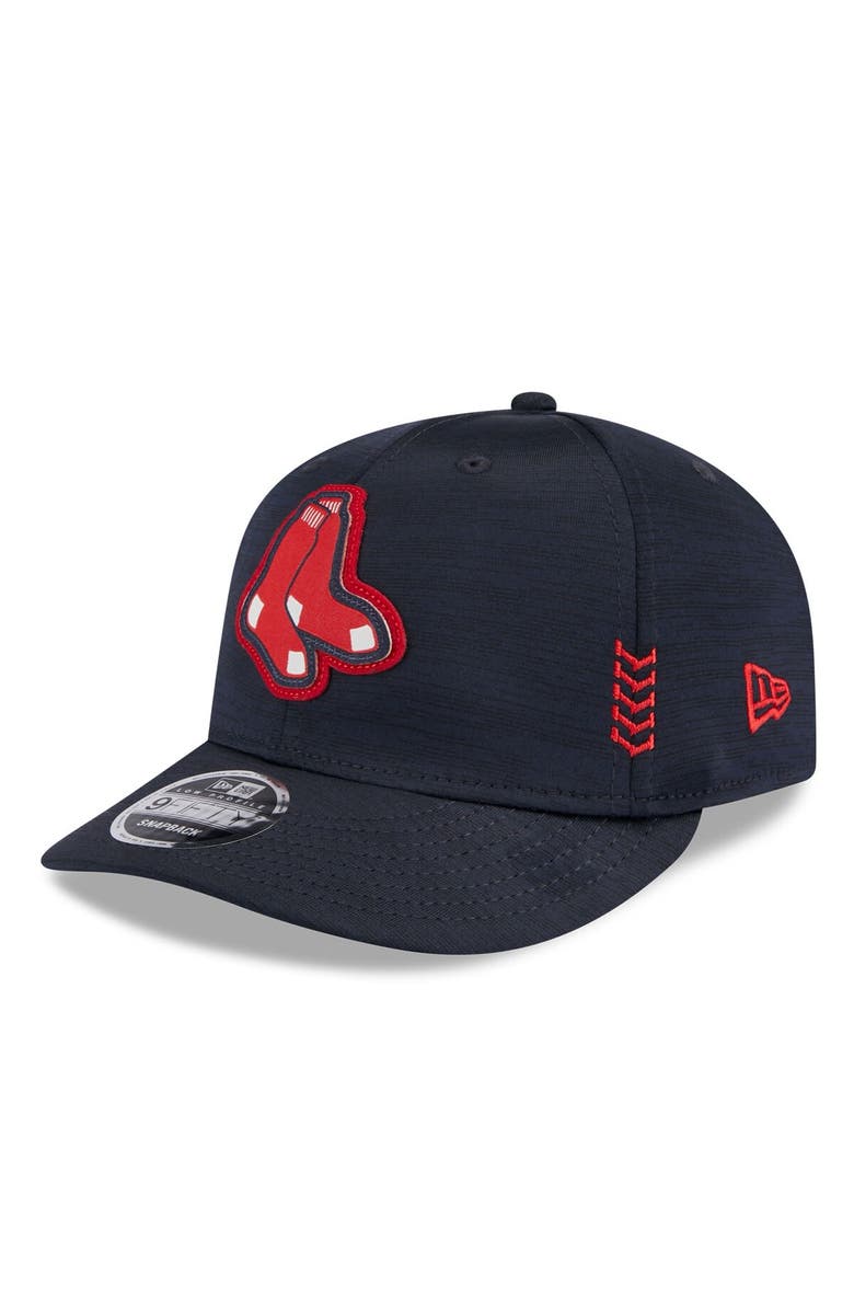 New Era Men's New Era Navy Boston Red Sox 2024 Clubhouse Low Profile 9FIFTY Snapback Hat, Main, color, 