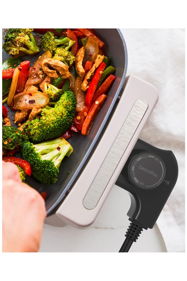 Advanced Electric 7-Quart Skillet, Alternate, color, CLAY