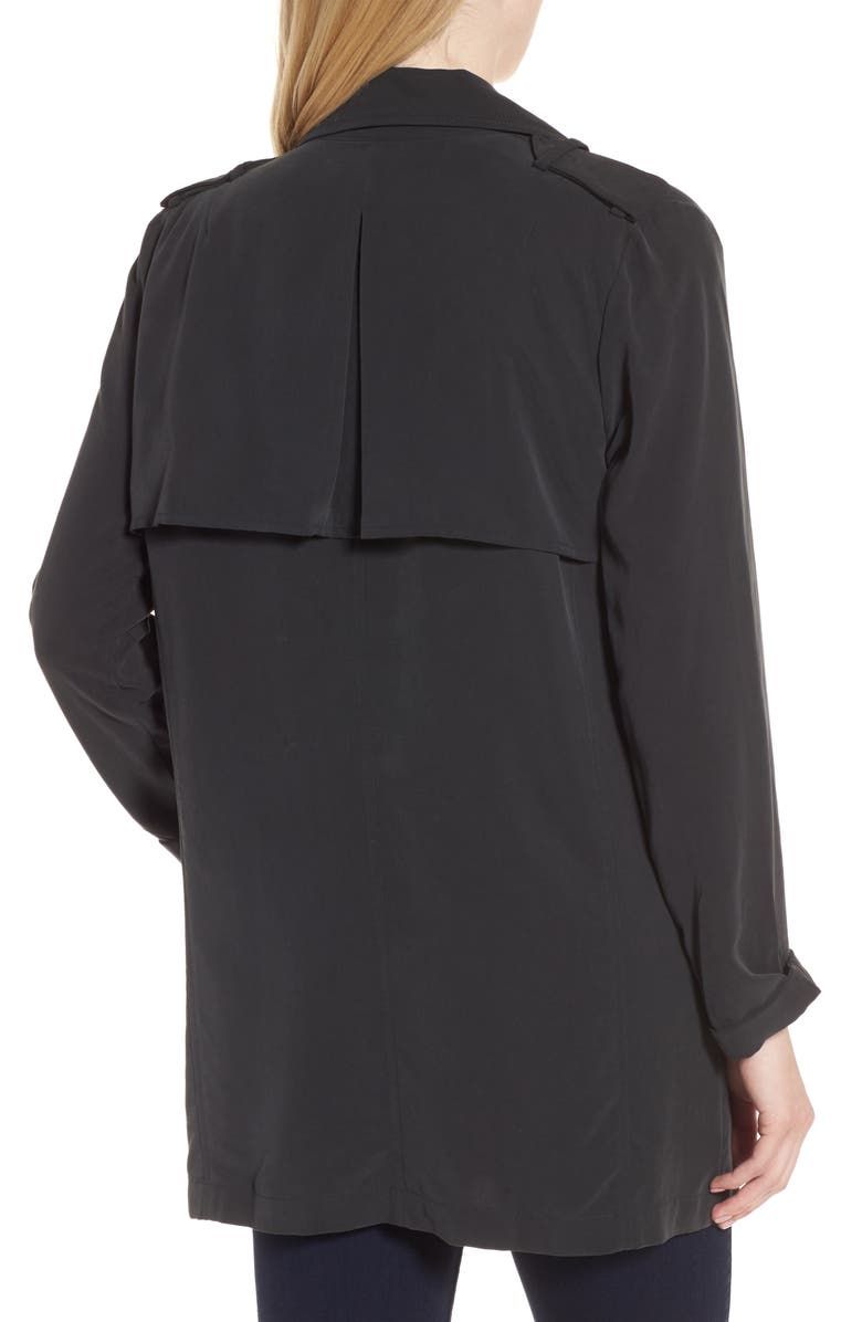 Trouvé Drape Front Military Jacket, Alternate, color,