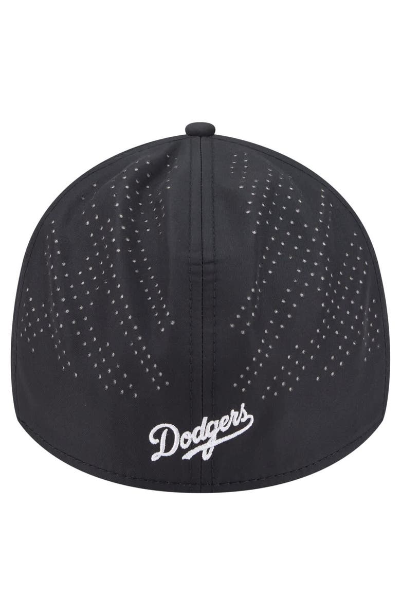 New Era Men's New Era Black Los Angeles Dodgers Night 39THIRTY Flex Hat, Alternate, color, Black