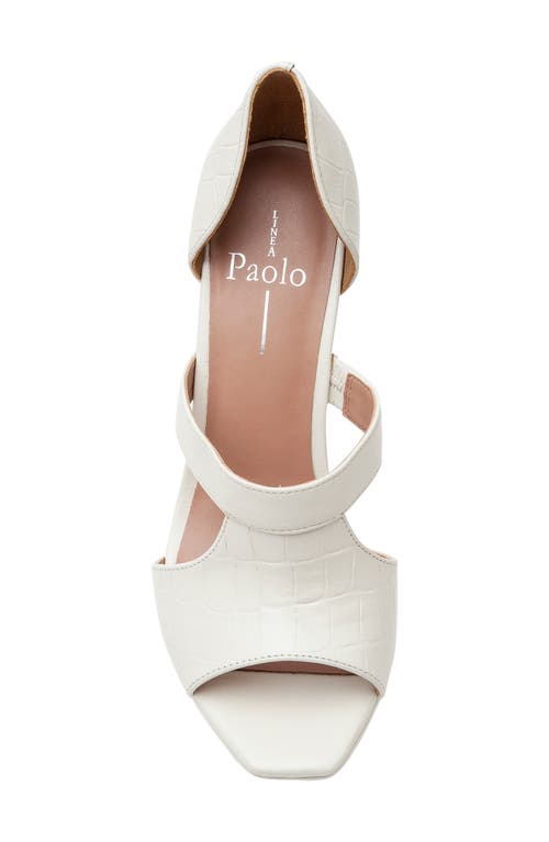 Linea Paolo Ileana Platform Sandal In White