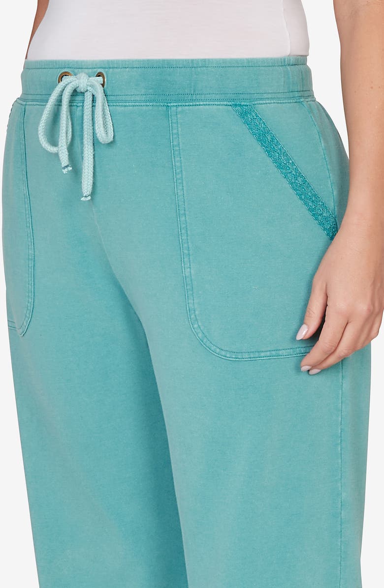 RUBY RD Crop French Terry Pants, Alternate, color,
