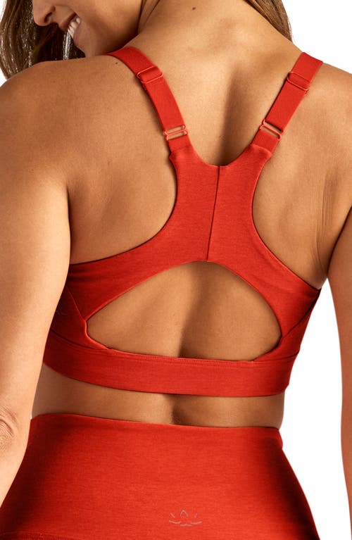 Beyond Yoga Space Dye On Center Sports Bra In Multi