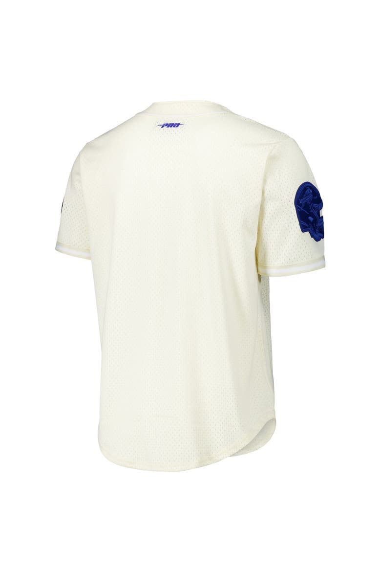 Men's Pro Standard Josh Allen Cream Buffalo Bills Name & Number Triple Tonal Button-Up Baseball Jersey, Alternate, color, Cream