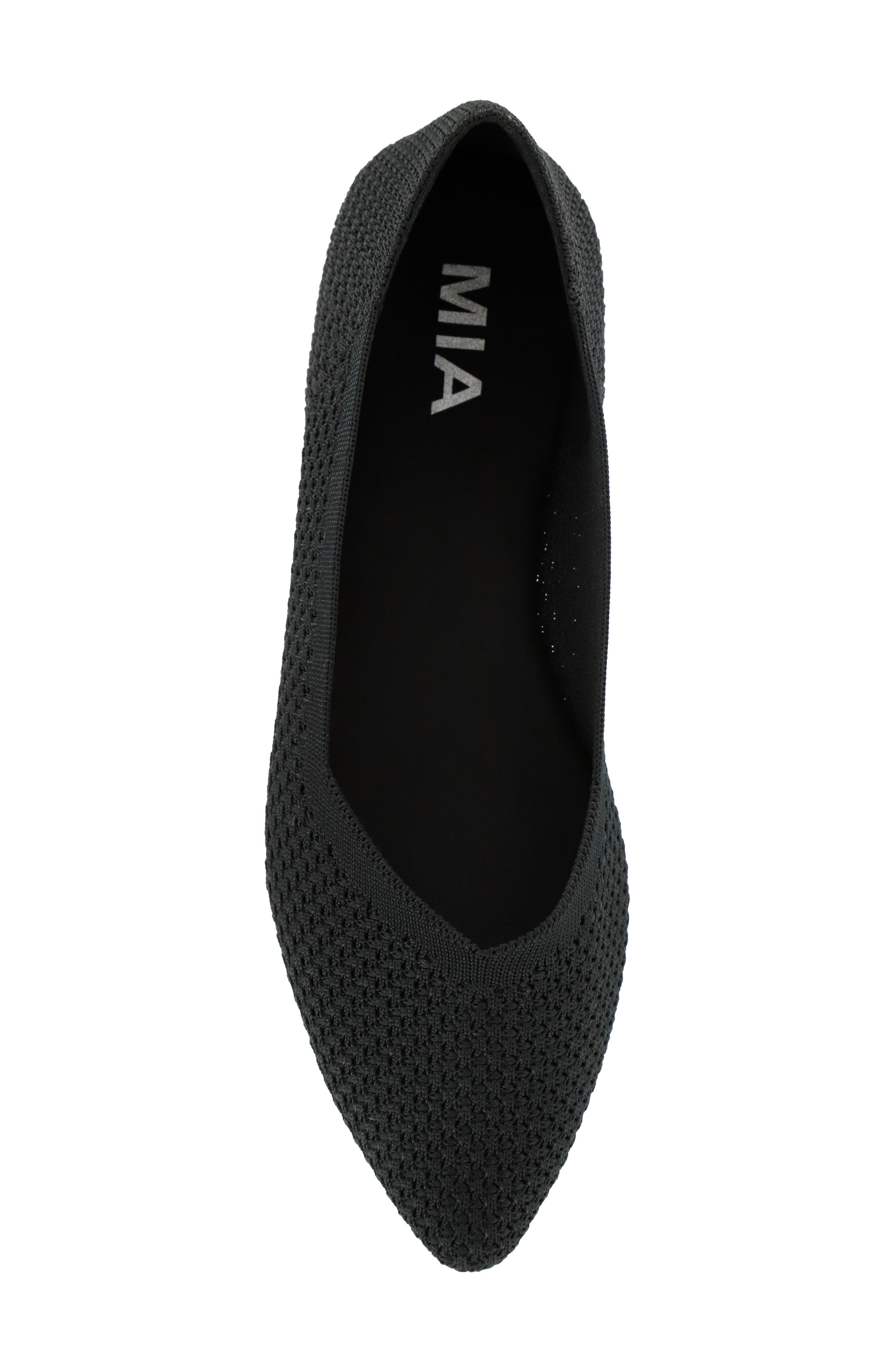 MIA Kerri Pointed Toe Knit Flat, Alternate, color, 