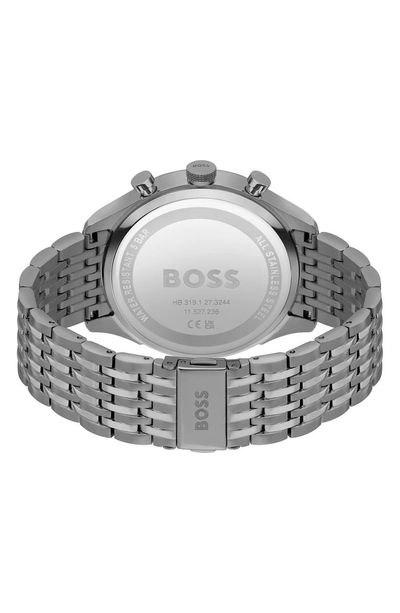 BOSS Gregor Bracelet Watch, 45mm, Alternate, color, Blue