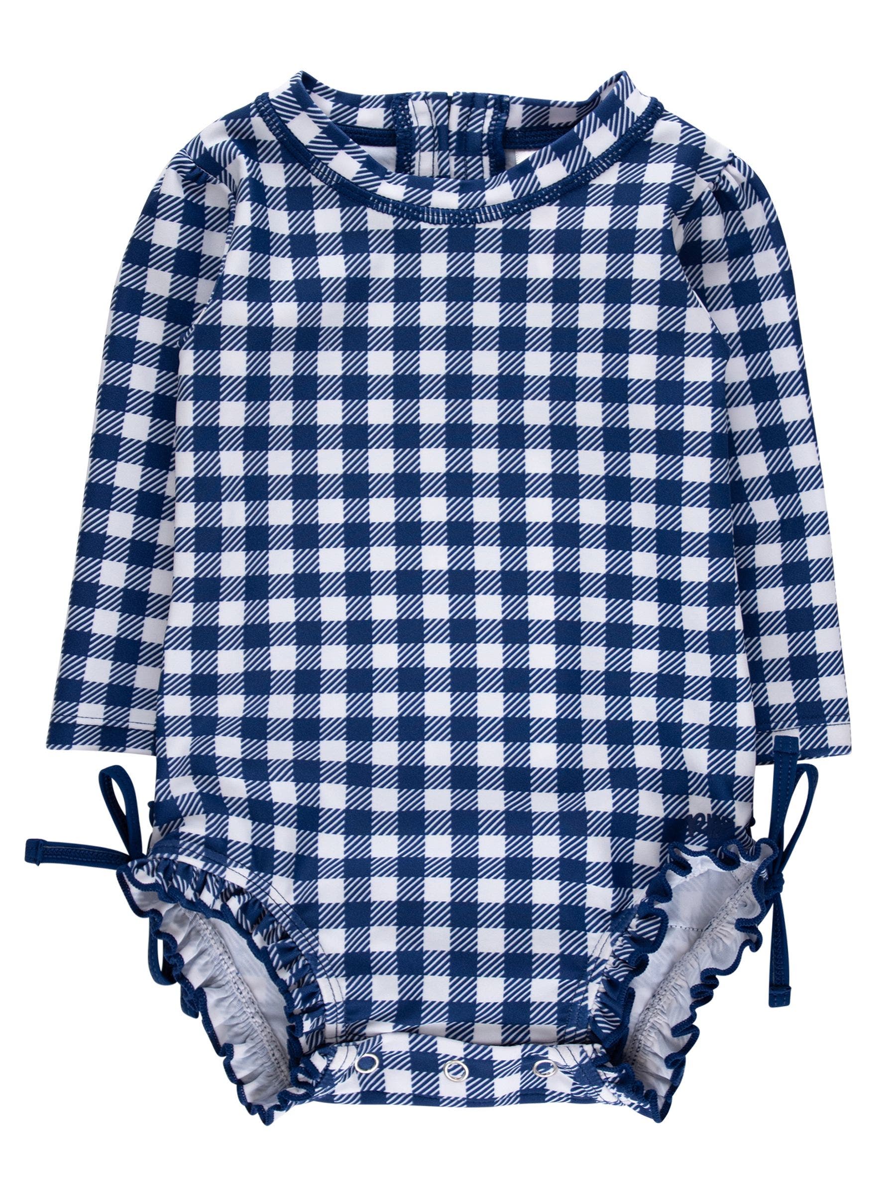 Navy & White Gingham