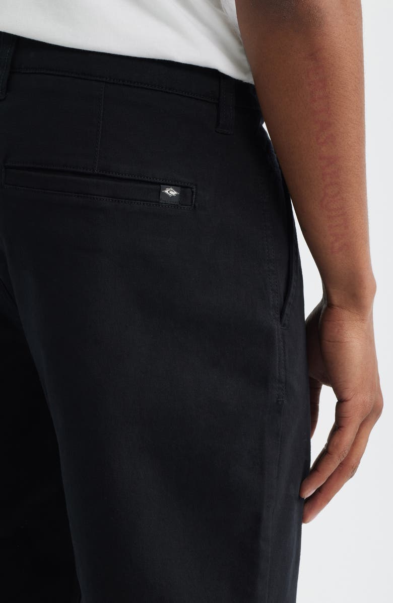 Rip Curl Classic Surf Chino Shorts, Alternate, color, Black