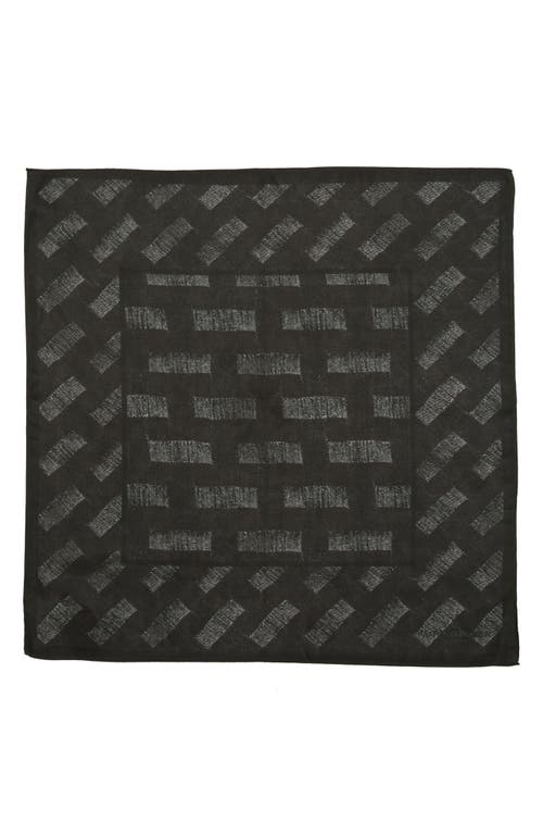 Shop Kurt Geiger London Denim Print Silk Bandana