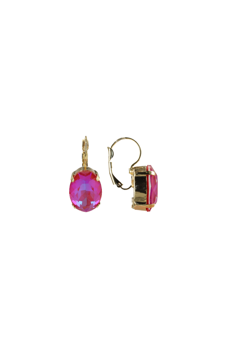 LOTT.gioielli CE SW Oval Stone Hook M - Fuchsia, Main, color, Fushia
